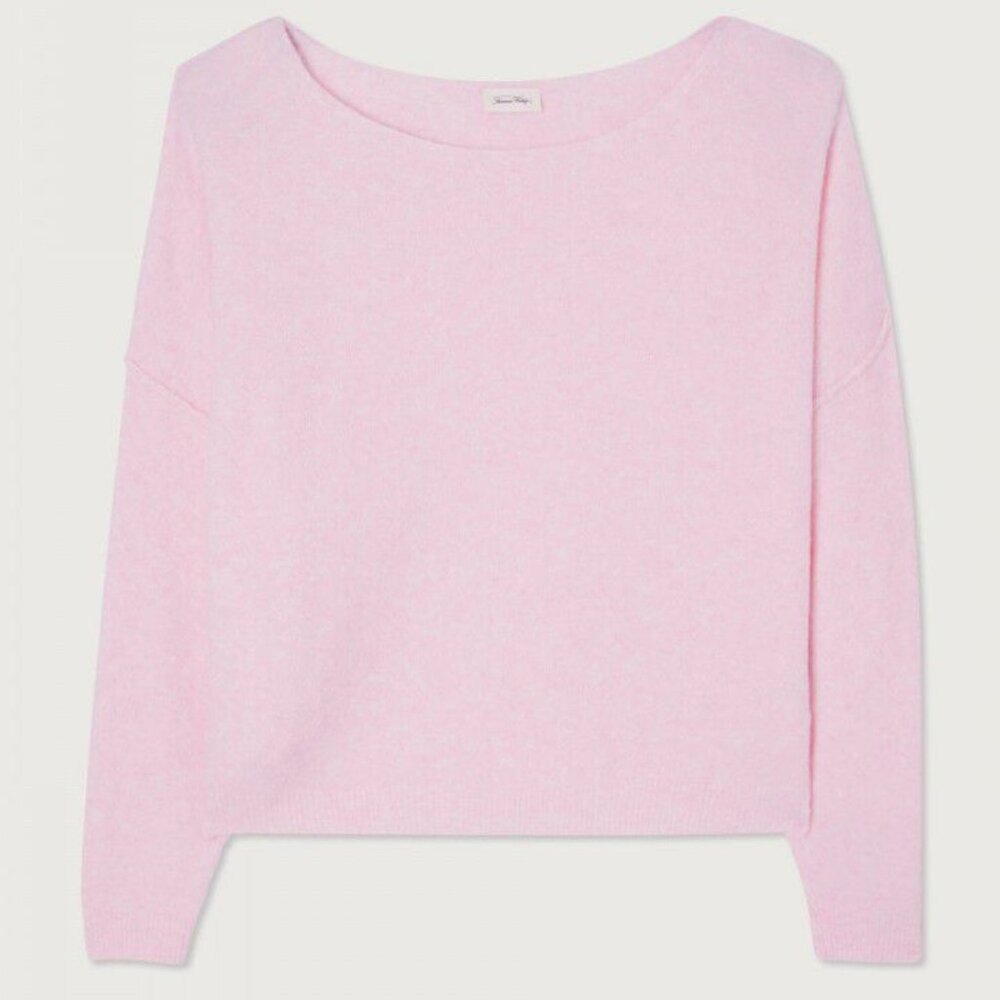 NWOT American Vintage Pink Boatneck Jumper Damsville